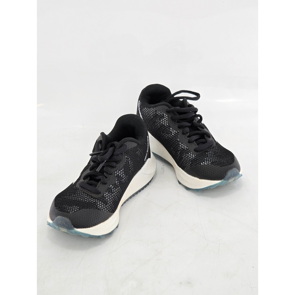 New Balance 4040 Turf Shoes Youth 10.5 Black White Baseball Trainers - Excellent